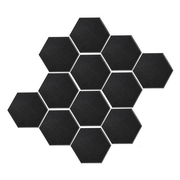 Hexagonal Wall Tiles Sound Absorbing Panels Suitable for Living Room Studios