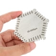 Hexagonal Wet Film Comb Thickness Gauge Stainless Steel Paint Wet Film