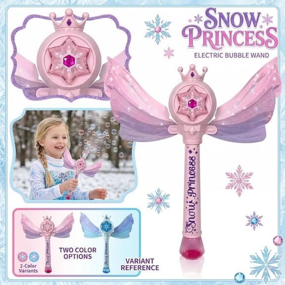Hexagram Bubble Wand with Fairy Wing Design for Photography Props and Handheld Photo Accessories, Manual Bubble Blowing Stick with 60ml Bubble Solution (2PCS)