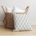 thumbnail image 1 of Hexaline Slate Blue Throw Pillow, 1 of 4
