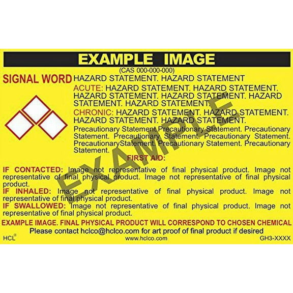 Hexane GHS Label - 2" x 3" (Pack of 25)$$Tools & Hardware Other