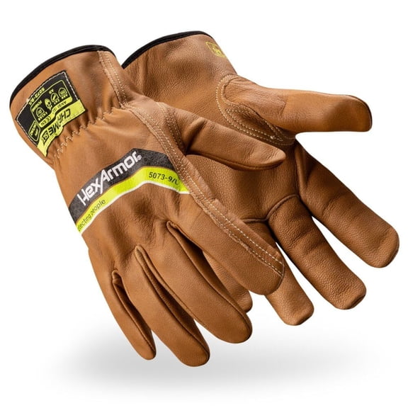 Hexarmor Chrome Slt Oil-Resistant Leather Work Gloves 3X