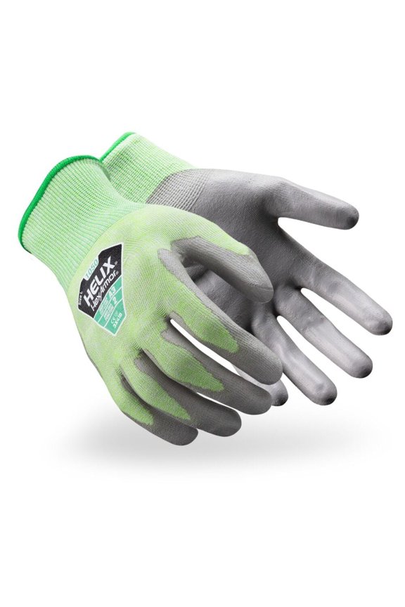 Helix 18G Hppe/nylon Blend Shell Hi-Vis Work Gloves Xs