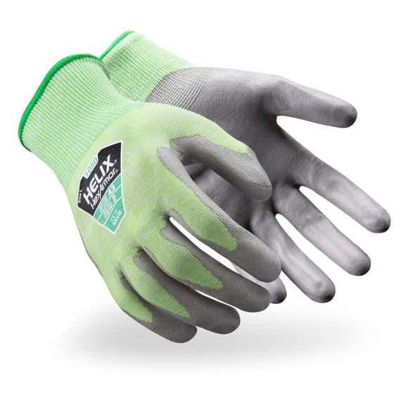 Hexarmor Helix 18G Hppe/nylon Blend Shell Hi-Vis Work Gloves Xs