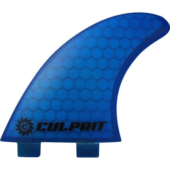Hexcore Honeycomb RTM FCS M3 Style Thruster Surfboard Fin - Blue - C4