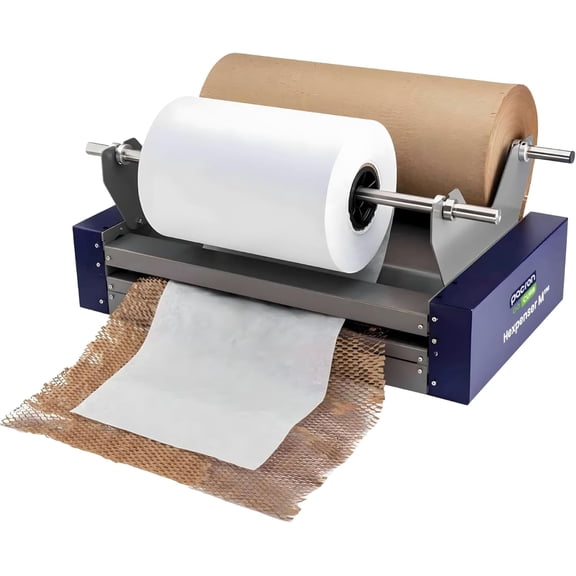 Hexspenser E Electric Honeycomb Paper Dispenser – 3 Modes, 54ft/min High-Speed Expanding & Cutting – Adjustable Speed, Timer & Pedal Control – Eco-Friendly Kraft Paper Packing Machine