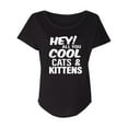 thumbnail image 1 of Hey! All you cool cats & kittens Womens Dolman Tee, 1 of 3
