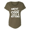 thumbnail image 1 of Hey! All you cool cats & kittens Womens Dolman Tee, 1 of 3