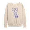 thumbnail image 1 of Hey Arnold! - 3D Arnold - Women's Lightweight French Terry Long Sleeve Shirt, 1 of 5