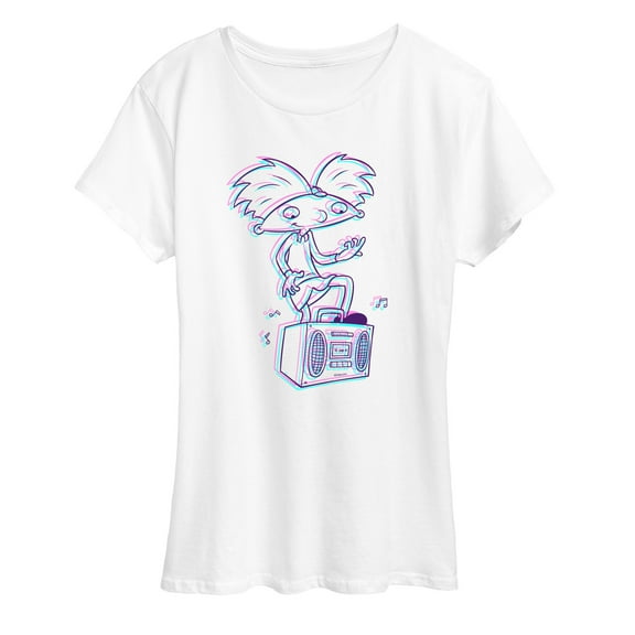 Hey Arnold! - 3D Arnold - Women's Short Sleeve Graphic T-Shirt