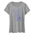 thumbnail image 1 of Hey Arnold! - 3D Arnold - Women's Short Sleeve Graphic T-Shirt, 1 of 5