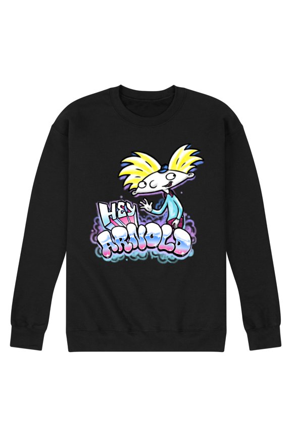 ! - Graffiti Arnold - Men's Crew Neck Fleece Pullover
