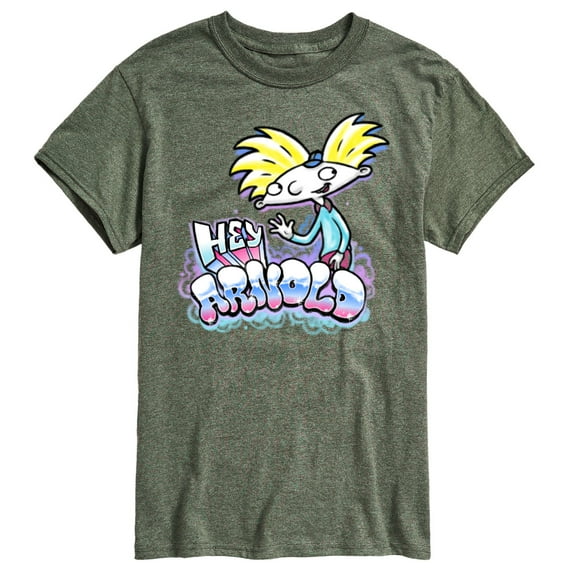 Hey Arnold! - Graffiti Arnold - Men's Short Sleeve Graphic T-Shirt