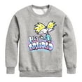 thumbnail image 1 of Hey Arnold! - Graffiti Arnold - Toddler And Youth Crewneck Fleece Sweatshirt, 1 of 5