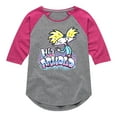 thumbnail image 1 of Hey Arnold! - Graffiti Arnold - Toddler And Youth Girls Raglan Graphic T-Shirt, 1 of 5