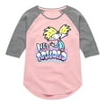 thumbnail image 1 of Hey Arnold! - Graffiti Arnold - Toddler And Youth Girls Raglan Graphic T-Shirt, 1 of 5