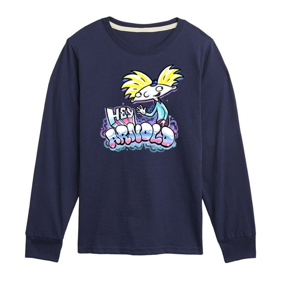 Hey Arnold! - Graffiti Arnold - Toddler And Youth Long Sleeve Graphic T-Shirt