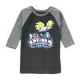 thumbnail image 1 of Hey Arnold! - Airbrush Arnold - Toddler And Youth Raglan Graphic T-Shirt, 1 of 6