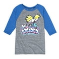 thumbnail image 1 of Hey Arnold! - Airbrush Arnold - Toddler And Youth Raglan Graphic T-Shirt, 1 of 6