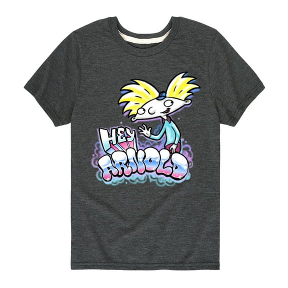 Hey Arnold! - Graffiti Arnold - Toddler And Youth Short Sleeve Graphic T-Shirt