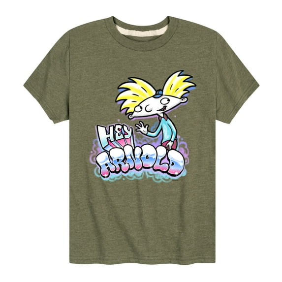 Hey Arnold! - Graffiti Arnold - Toddler And Youth Short Sleeve Graphic T-Shirt