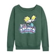 thumbnail image 1 of Hey Arnold! - Graffiti Arnold - Women's Lightweight French Terry Long Sleeve Shirt, 1 of 5