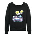 thumbnail image 1 of Hey Arnold! - Graffiti Arnold - Women's Lightweight French Terry Long Sleeve Shirt, 1 of 5