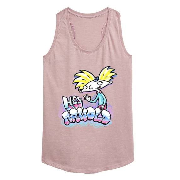 Hey Arnold! - Graffiti Arnold - Women's Racerback Tank Top