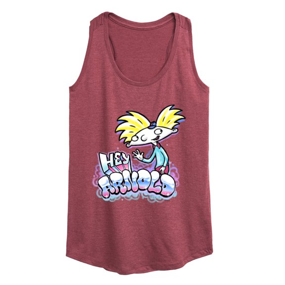Hey Arnold! - Airbrush Arnold - Women's Racerback Tank Top