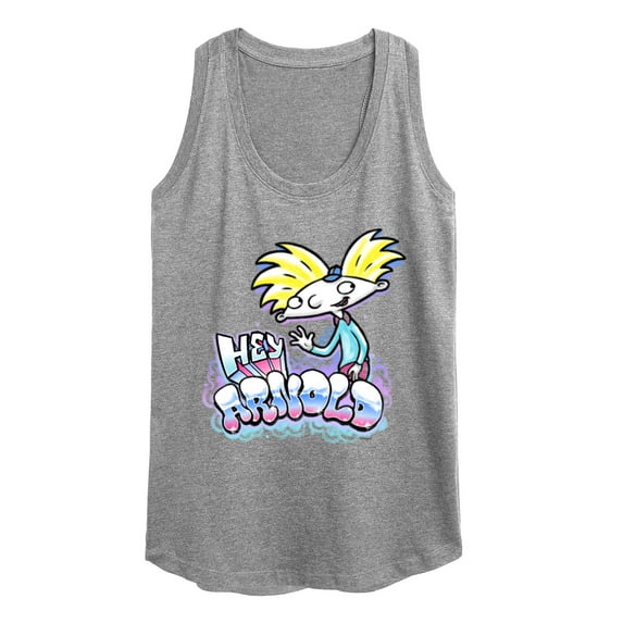 Hey Arnold! - Graffiti Arnold - Women's Racerback Tank Top