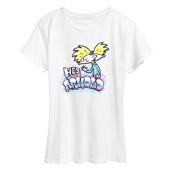 Hey Arnold! - Graffiti Arnold - Women's Short Sleeve Graphic T-Shirt