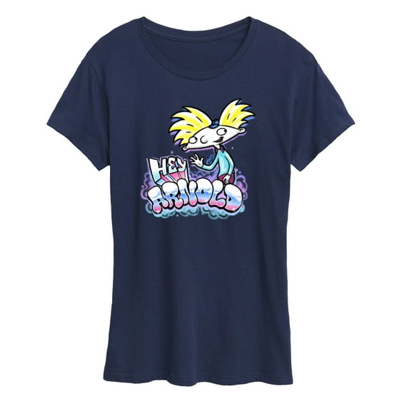 Hey Arnold! - Graffiti Arnold - Women's Short Sleeve Graphic T-Shirt