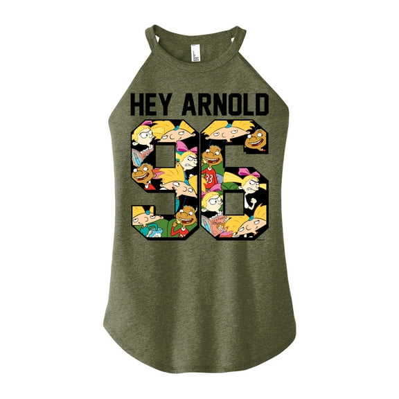 Hey Arnold! - Arnold 1996 - Juniors High Neck Tank Top