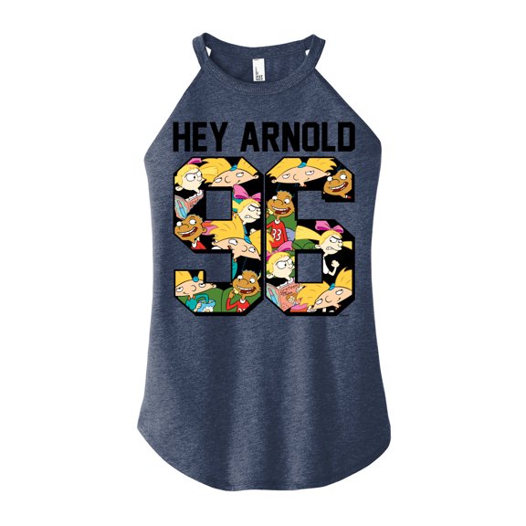 Hey Arnold! - Arnold 1996 - Juniors High Neck Tank Top