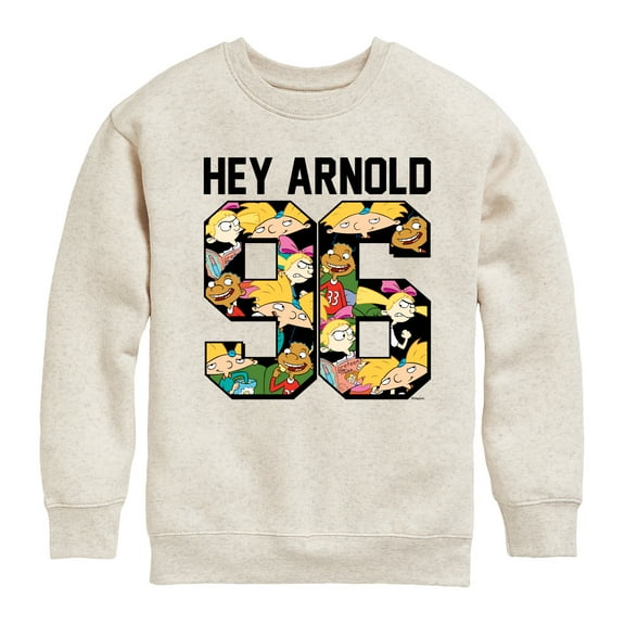 Hey Arnold! - Arnold 1996 - Toddler And Youth Crewneck Fleece Sweatshirt