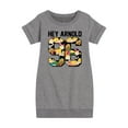 thumbnail image 1 of Hey Arnold! - Arnold 1996 - Toddler And Youth Girls Fleece Dress, 1 of 1
