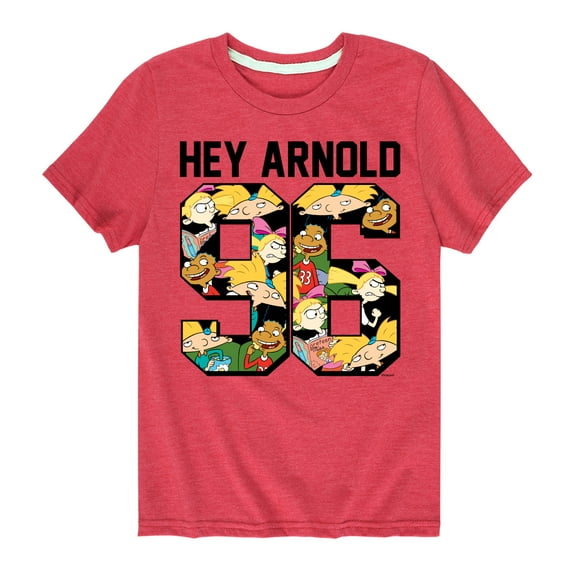 Hey Arnold! - Arnold 1996 - Toddler And Youth Short Sleeve Graphic T-Shirt