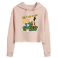 thumbnail image 1 of Hey Arnold! - Arnold, Gerald, and Abner - Juniors Cropped Pullover Hoodie, 1 of 5