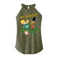 thumbnail image 1 of Hey Arnold! - Arnold, Gerald, and Abner - Juniors High Neck Tank Top, 1 of 5