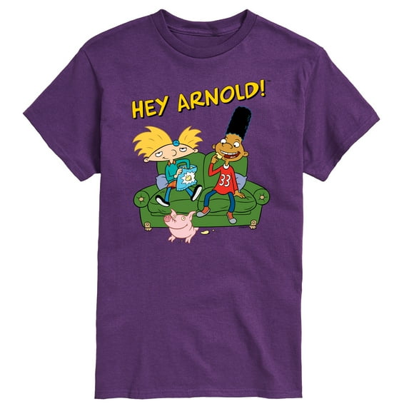 Hey Arnold! - Arnold, Gerald, and Abner - Men's Short Sleeve Graphic T-Shirt