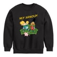 thumbnail image 1 of Hey Arnold! - Arnold, Gerald and Abner - Toddler And Youth Crewneck Fleece Sweatshirt, 1 of 5