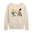 thumbnail image 1 of Hey Arnold! - Arnold, Gerald, and Abner - Women's Lightweight French Terry Long Sleeve Shirt, 1 of 5