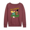 thumbnail image 1 of Hey Arnold! - Arnold, Gerald, and Abner - Women's Lightweight French Terry Long Sleeve Shirt, 1 of 5