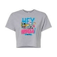 thumbnail image 1 of Hey Arnold! - Arnold Spray Paint 96 - Juniors Cropped Cotton Blend T-Shirt, 1 of 5