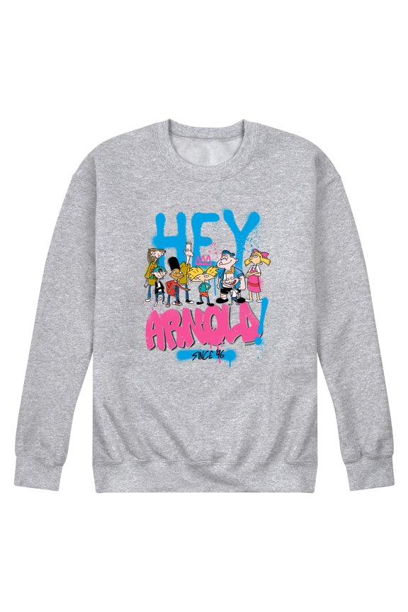 ! - Arnold Spray Paint 96 - Men's Crew Neck Fleece Pullover