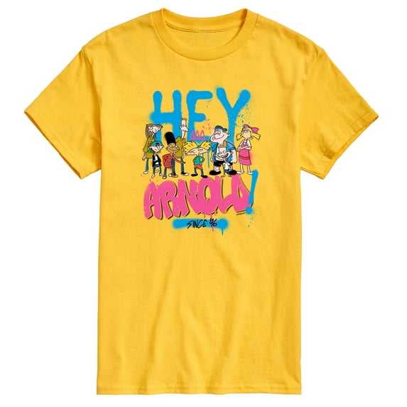 Hey Arnold! - Arnold Spray Paint 96 - Men's Short Sleeve Graphic T-Shirt