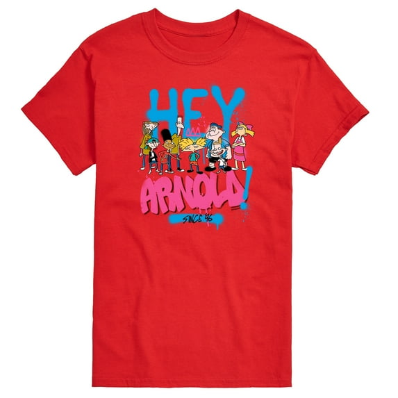 Hey Arnold! - Arnold Spray Paint 96 - Men's Short Sleeve Graphic T-Shirt