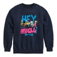 thumbnail image 1 of Hey Arnold! - Arnold Spray Paint 96 - Toddler And Youth Crewneck Fleece Sweatshirt, 1 of 4