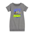 thumbnail image 1 of Hey Arnold! - Arnold Spray Paint 96 - Toddler And Youth Girls Fleece Dress, 1 of 1