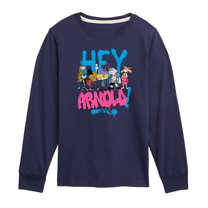 Hey Arnold! - Arnold Spray Paint 96 - Toddler And Youth Long Sleeve Graphic T-Shirt